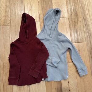 Gap waffle hoodie - 4T